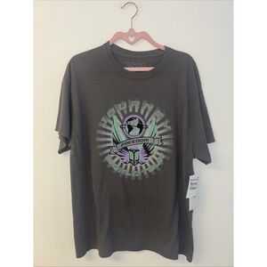 NWT Journey Vinyl Icons Womens T Alt‎ Boyfriend T-Shirt Grunge Sz Med 100% Cotto